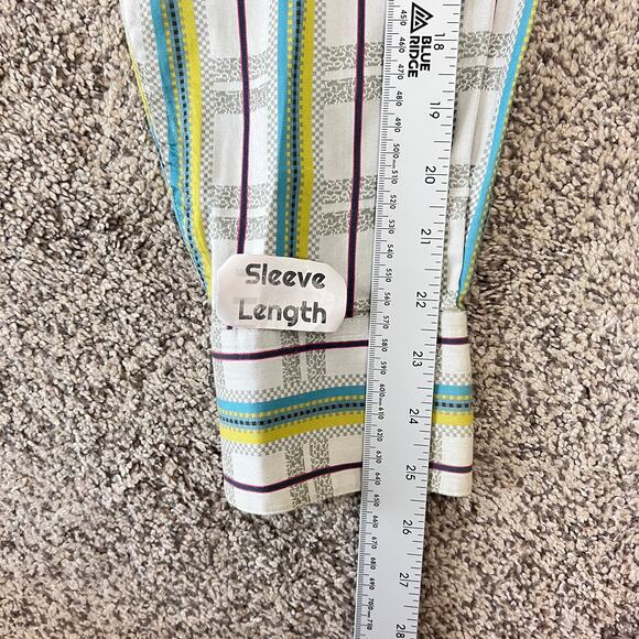 Robert Graham Mens XL Designer Wearable Art Maximalist Button Flip Cuff Shirt - Picture 12 of 13